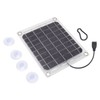 Solar Panel 10W USB Output Transparent Design Double Sided Power