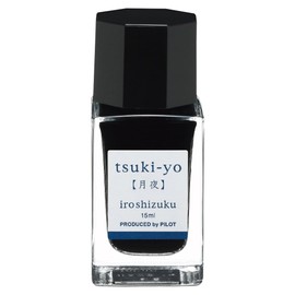 PILOT Iroshizuku Iroshizuku Fountain Pen Water Based Ink Mini Bottle, 0.5 fl oz (15 ml) [Moonlight] INK-15N-TY