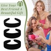 Cozy Inviting Pack of 3 Black Headbands, 3 Sizes, Non-Slip
