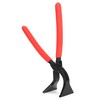QWORK® Sheet Metal Pliers 45° Angled Width 60 mm Total