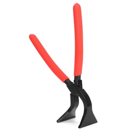 QWORK® Sheet Metal Pliers 45° Angled Width 60 mm Total Length 280 mm
