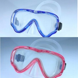 Kids Swim Goggles with Nose Cover, Snorkel Diving Mask Anti-fog Anti Shattered Lens Anti-UV, Panoramic Clear View Silicone Seal Snorkeling Gear Swimming Goggles for Kids 3-14 Boys Girls Youth 2PCS