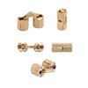 GEFONG Mini Cylindrical Barrel Hinge 14mm for Cabinet Door Panel