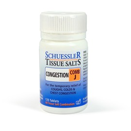 Martin & Pleasance Schuessler Tissue Salts Combination J Congestion 125 Tablets - Comb J