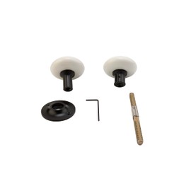 STALLION HARDWARE Black Porcelain Knob Set for Rim Lock – Vintage Charm for Doors, Durable Iron Build, Perfect Fit for Restoration, Comfortable Grip, Ideal for Bedrooms & Closets