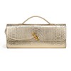 Beaguful Womens Fashion Leather Clutch Bag Crocodile Print Evening Handbag