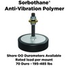 Isolate It!: Sorbothane Anti-Vibration Leveling Mount - 1/4-20 2" Stud
