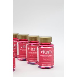 Vitara | Resveratrol, NAD+ y Magnesio | Anti-Fatiga & Relax, 60 Cápsulas, Sin Gluten. Suplemento Alimenticio (1 Frasco)
