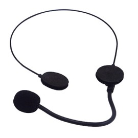 MEISH Radio Phone Headset Prop Microphone Fancy Costume Microphone Toy Cosplay Headpiece for Masquerade Ball Cosplay Party