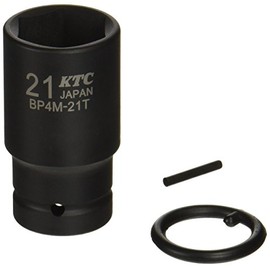 Kyoto Machine Tools (KTC) BP4M21TP 1/2 inch (12.7 mm) Impact Wrench Socket (Semi-Deep Thin) 0.8 inches (21 mm)