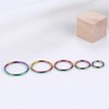 Lantine 18 gauge Small Nose Rings Hoops Grade 23 Titanium