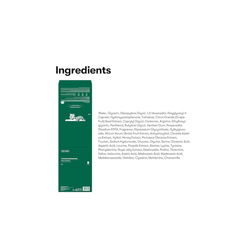 Cica Daily Soothing Mask by Vt Cosmetics for Women -
