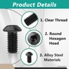 Gfdoso 50 Pcs 5140010-16 Planer Blade Screws Compatible with DeWalt