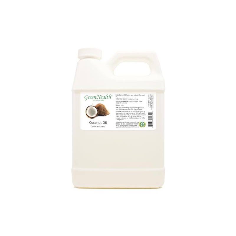 Coconut (Fractionated) Oil - 100% Pure & Natural - 32