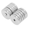 12 Pcs Neodymium Magnet 30x5mm Heavy Duty Strong Magnetism Round