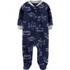 Carter's Baby Clothes Boys' 1 Pc Cotton 321g271 (Newborn, Automobile/Navy)