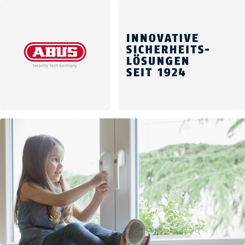 ABUS FG400 Window Handle - Lockable, Child Lock, Burglary Protection