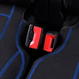 Coverado Car Seat Cover Full Set with Waterproof Neoprene, F150 Seat Covers for Trucks, Seat Protector Compatible with 2015-2025 Ford F150 Crew Cab & 2017-2025 F250 F350 F450, Black & Blue