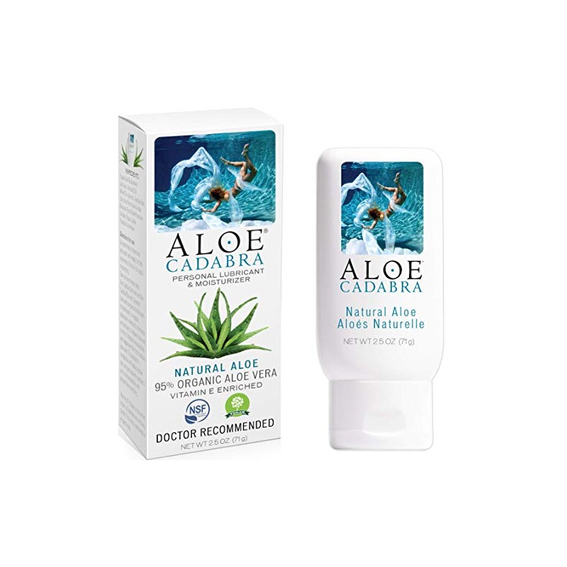 Aloe Cadabra Organic Lubricant, Natural, 2.5 Ounce