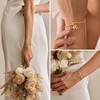 M MOOHAM - Pulseras con inicial de nudo para mujeres