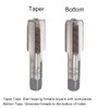 sourcing map Metric Hand Tap M20 Thread 1 Pitch 4