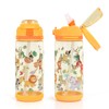 Decalsweet Kids Water Bottles With Straw,600ml Childrens Water Bottle,Leakproof Toddler