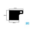 RinParts 1112784 Self-Liability Sticker Plate Type 2 Silver