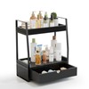 Boulphia 2-Tier Bathroom Organizer Countertop, Bathroom Sink Organizer Countertop, Vanity,