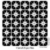 25 PCS Moroccan Style Tile Sticker, 4x4 Inch(10x10cm) Traditional DIY