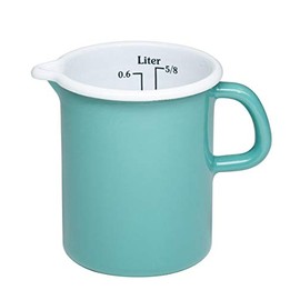 Riess, 0337-110, Kitchen Dimensions 9 cm, Capacity 0.5 Litres, Special Edition Nature Green, Medium, Enamelled Steel, Green, Weight 0.333 kg, 9 cm Diameter, Induction