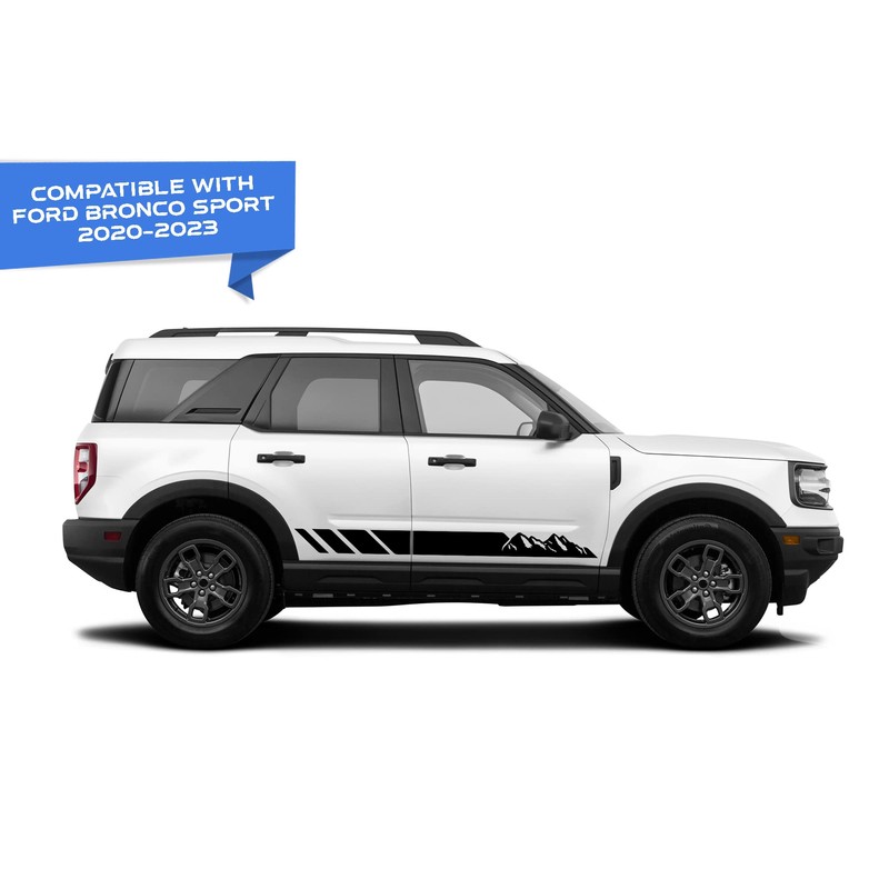 Mountain Stripes Decals Stickers Graphics Compatible with Ford Bronco –