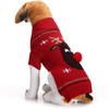 PETCARE Dog Christmas Sweater Red Ugly Funny Cute Cartoon Reindeer