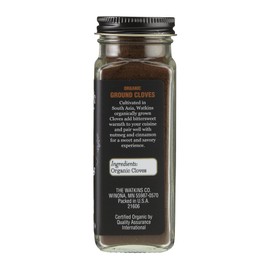 Watkins Gourmet Organic Spice Jar, Ground Cloves,2.4 Ounce (Pack of 3)