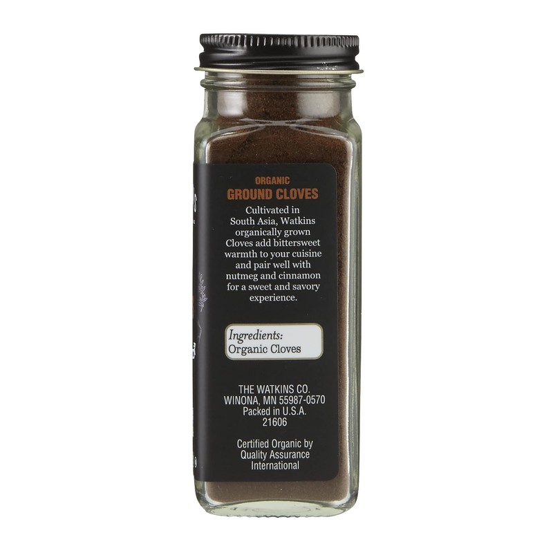 Watkins Gourmet Organic Spice Jar, Ground Cloves,2.4 Ounce (Pack of
