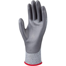 SHOWA 546 Cut-Resistant Polyurethane Coated Work Glove Reinforced with HPPE, 1.3mm thick, Grey, L