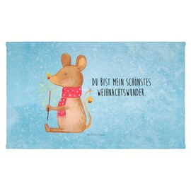 Mr. & Mrs. Panda Guest towel Christmas mouse – gift, Advent, Merry Christmas, Santa Claus, travel towel, Christmas motif, Christmas decoration, guest towel, sports towel, winter, Christmas greeting