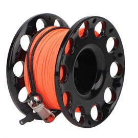 Spool Diving, Tbest Diving Spool Aluminium, Diving Spool Aluminium, Diving Reel, Diving Finger Spool, Diving Reel, 30 m Finger Spool, Plastic Diving Coil Roll, Diving Underwater Accessories (Black R