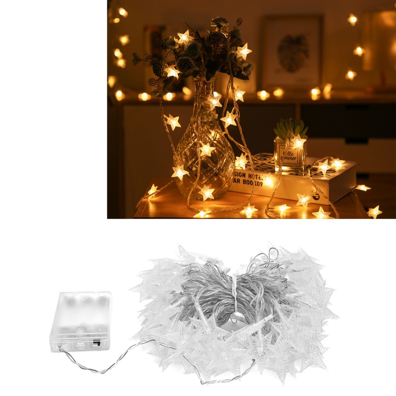 100LED Star String Light Battery Powered 2 Light Mode 32.8ft