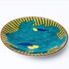 Stylish Kutani Ware Dish, Specialty, Bean Plate, Old Kutani Blue