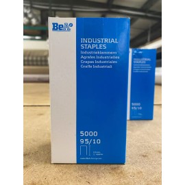 BeA Galvanized Upholstery Staples 1/2" Crown 3/8" Leg Length 5,000 per box 10mm