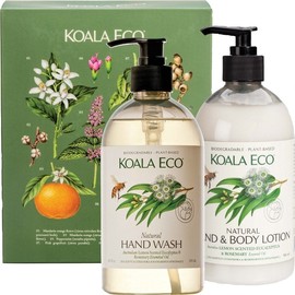 Koala Eco Natural Hand Care 2 Piece Gift Pack - Lemon Scented Eucalyptus & Rosemary