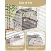 Pawfly Bird Bath for Cage, Parakeet Bath, Parakeet Bird Bath,