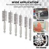 6 PCS Metal Round Cleaning Brush for Drill, Metal Bore