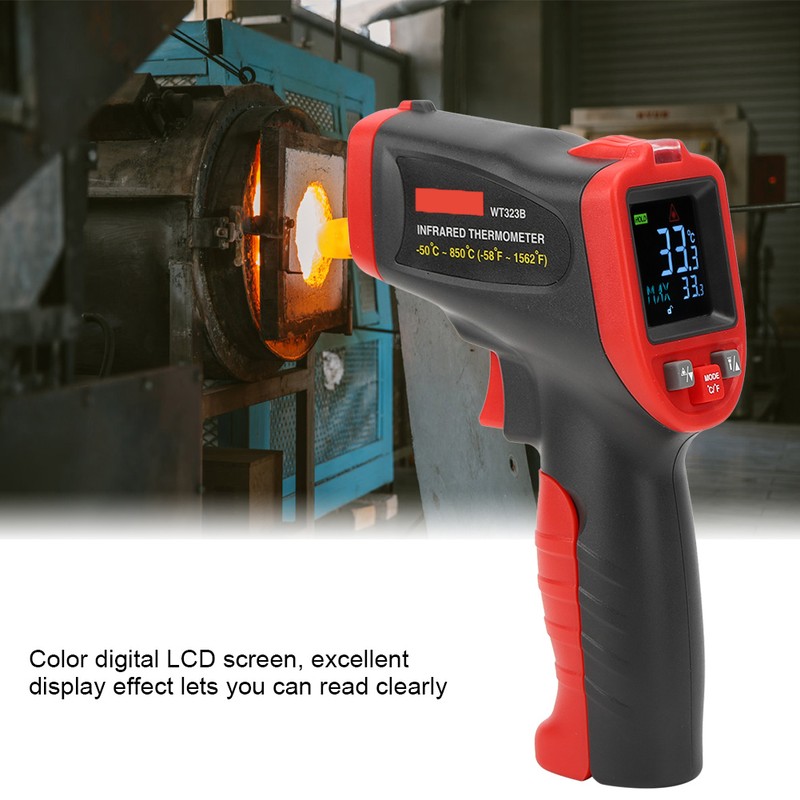 WT323B 50℃850℃ Infrared Thermometer Industrial Portable Handheld Electronic Temperature Tester