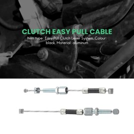 Tuperoymse Motorcycle Stunt Clutch Lever Easy Pull Cable System for Dirt Bike Parts
