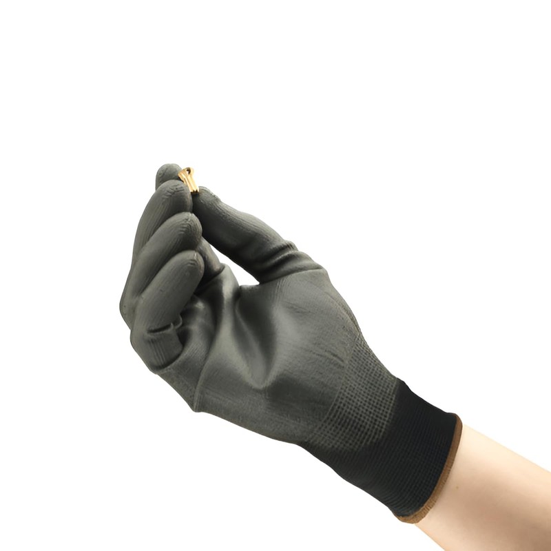 Ansell HyFlex 48-101 Thin Work Gloves, Stretch Fit Nylon Liner