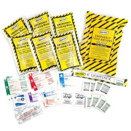 Emergency Survival Pack Refill Kit, Food and Water Rations, First Aid Supplies, Light Stick, 5-Year Shelf Life from Prepare Survive