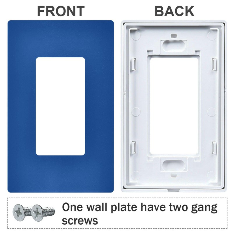 Royal Blue Light Switch Cover Receptacle Outlet Wall Plate 1