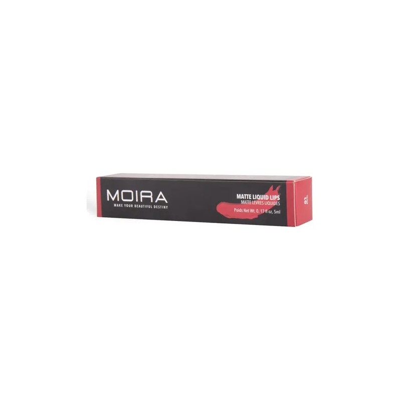 Moira Labial Liquido Matte Liquid Lips Tono Color 01 Royal
