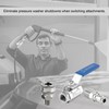 Raincovo Ball Valve Pressure Washer for Hot Water, Stainless Steel,